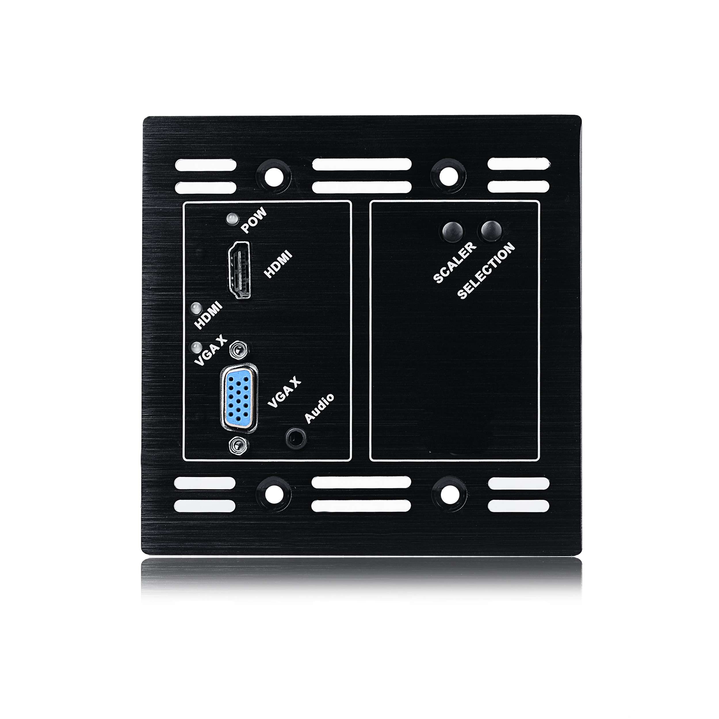HDBaseT墻插4K音視頻信號(hào)無損無壓縮延長器